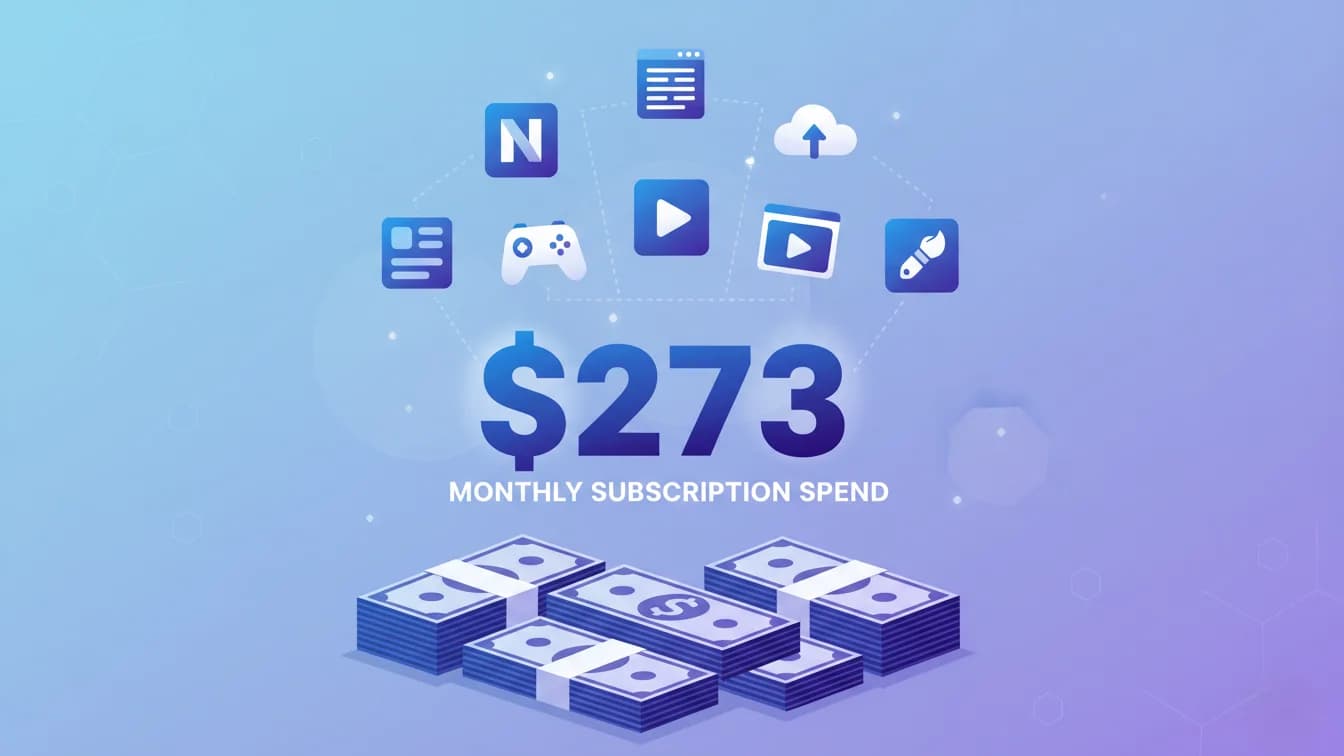 How the Average American Wastes $273/Month on Subscriptions